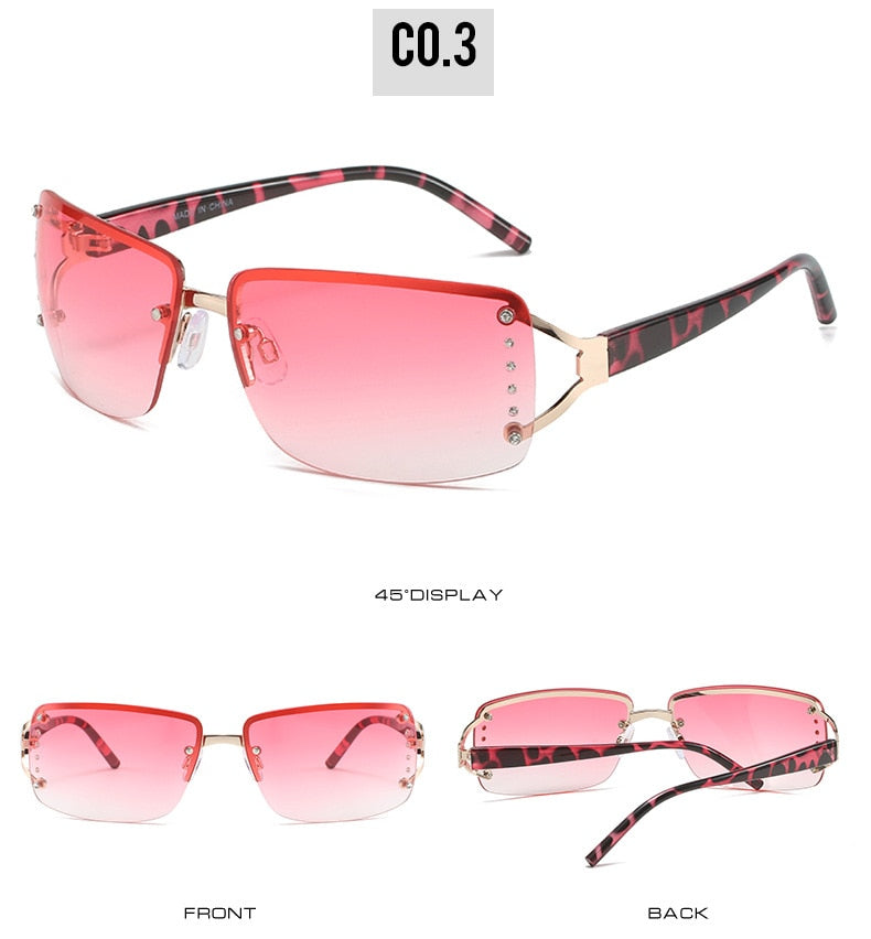 Exquisite Luxury Clear Sunglasses