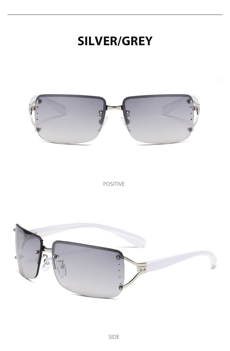 Exquisite Luxury Clear Sunglasses