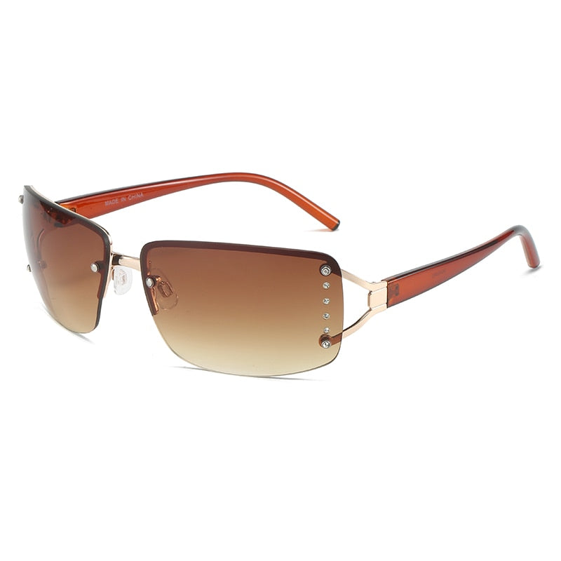 Exquisite Luxury Clear Sunglasses A-Brown As Photos Showing