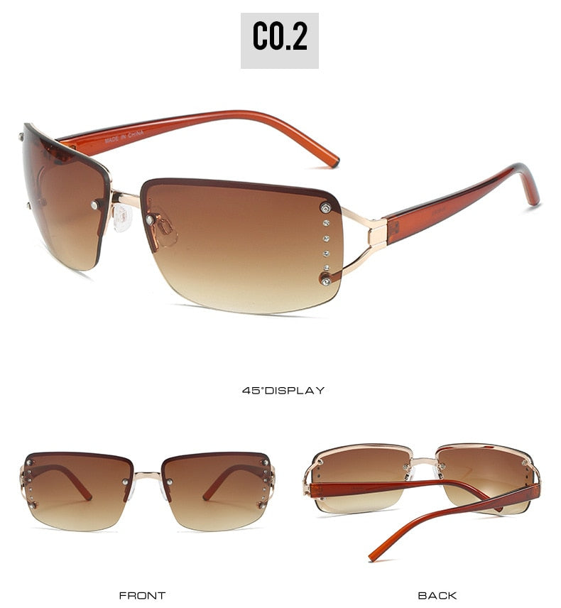 Exquisite Luxury Clear Sunglasses