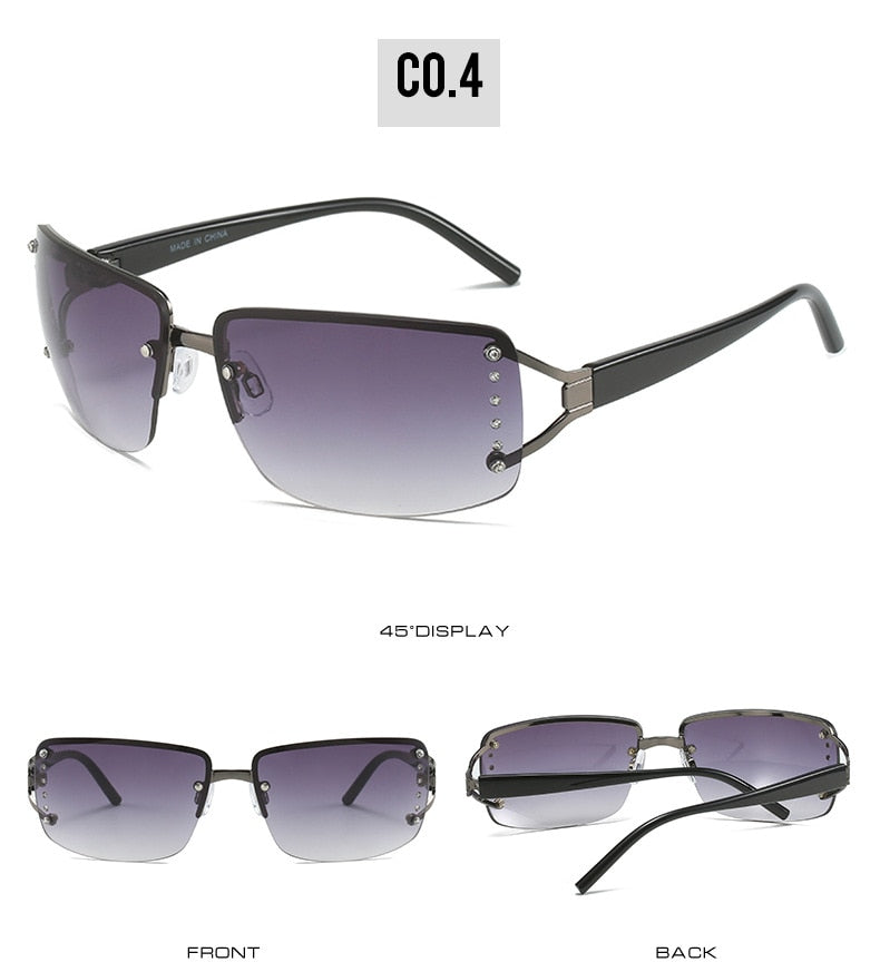 Exquisite Luxury Clear Sunglasses
