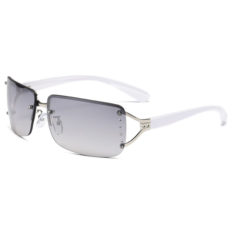 Exquisite Luxury Clear Sunglasses A-Silver GrayCleMir As Photos Showing