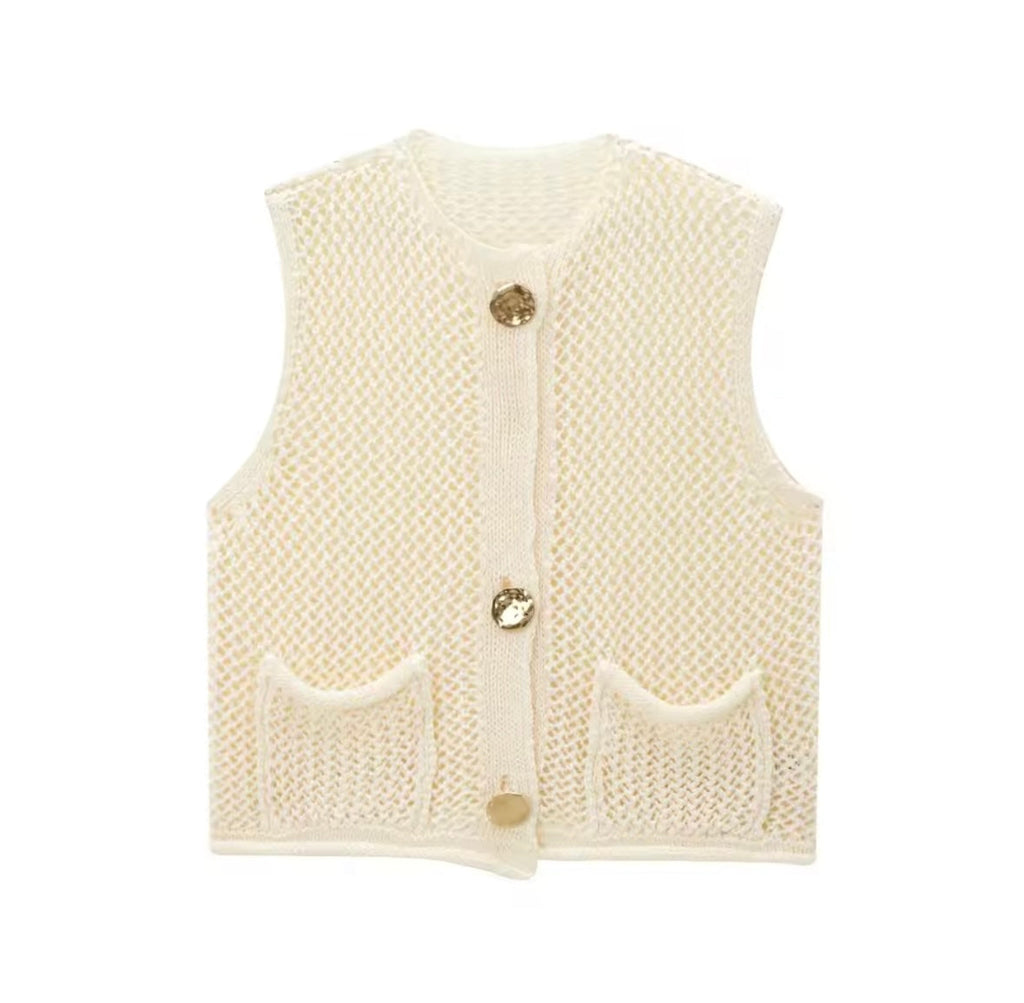 Knitted vest