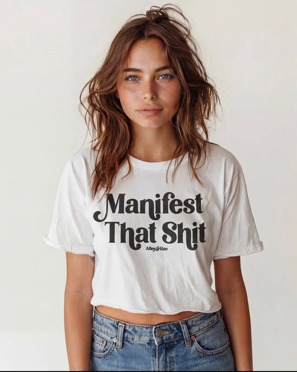 Manifest That Sh*t Baddie Crop Top