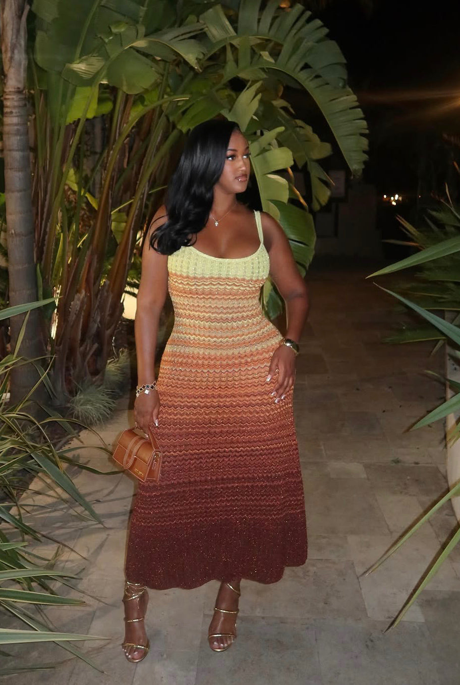“MONTANA” SUNSET MIDI DRESS (S-XL)