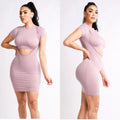 Fancy Mini Dress Set- Lavender Lavender