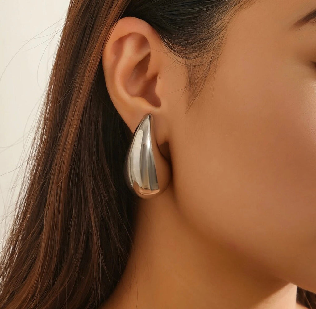 Chunky drop earrings