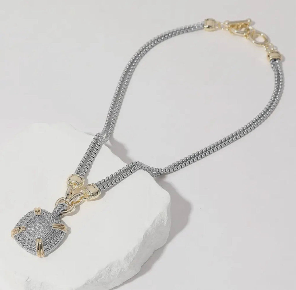 Two-Tone Baddie Necklace