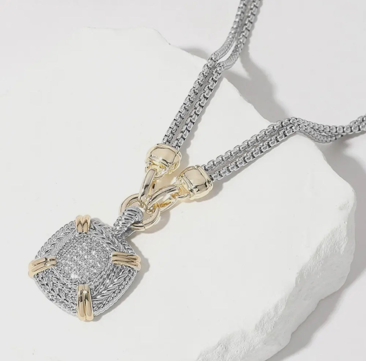 Two-Tone Baddie Necklace
