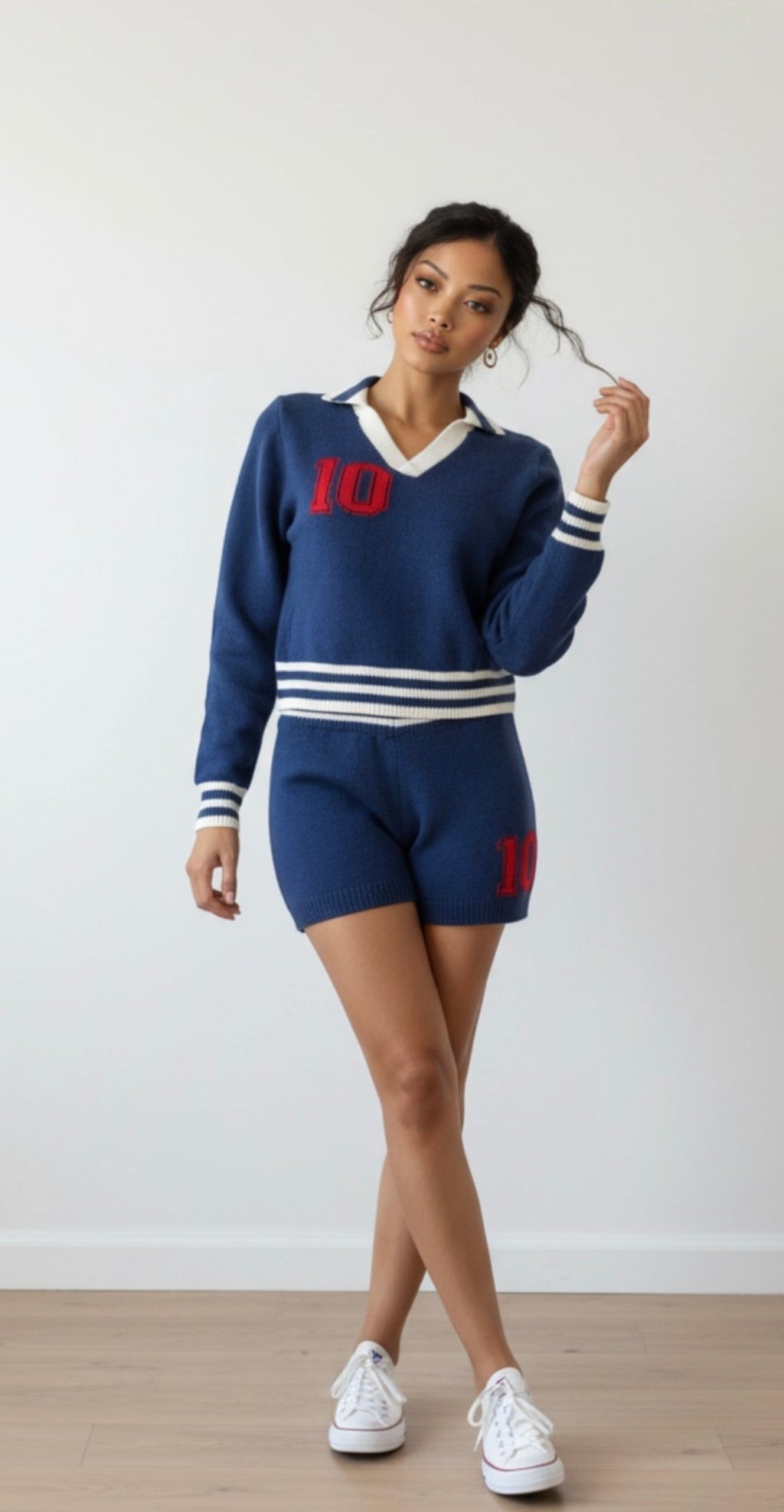 Shortie A Ten Baddie Set Navy