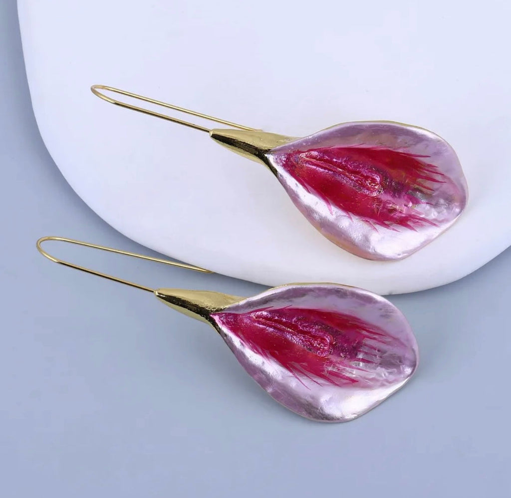 Flower earrings