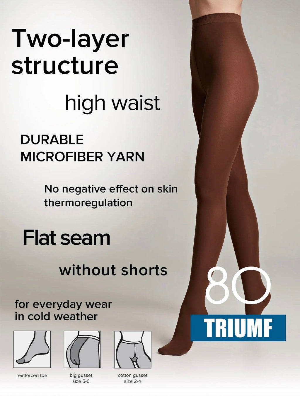 Baddie Luxe 80 Denier Tights