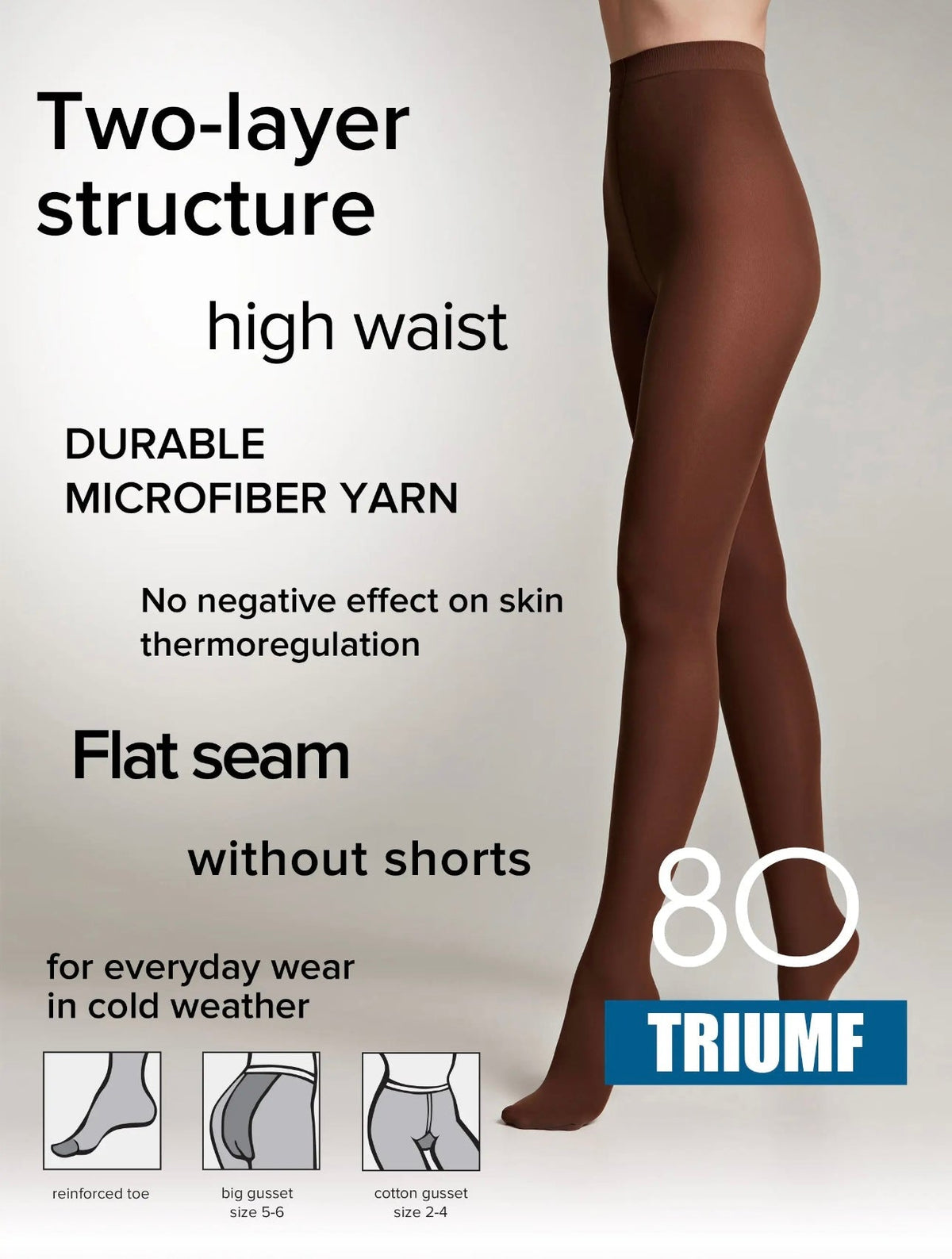 Baddie Luxe 80 Denier Tights