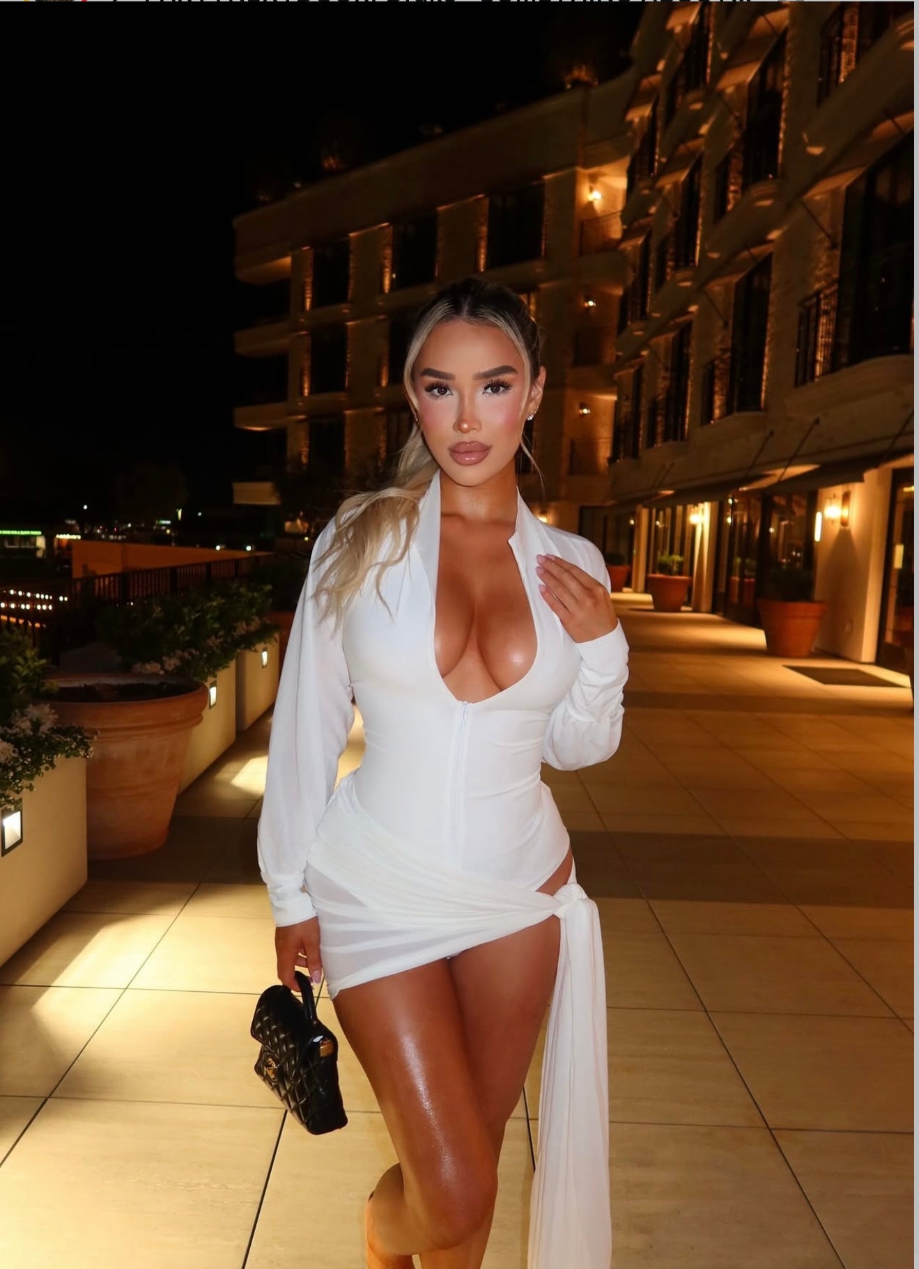 White Lies Mini Dress
