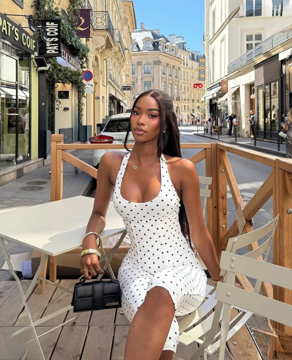 Polkadot Corset Jumpsuit