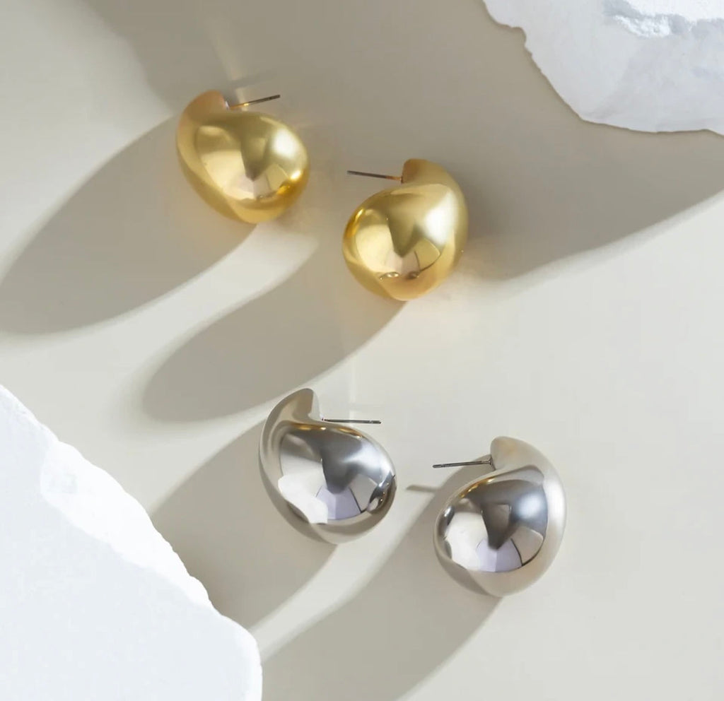 Chunky drop earrings