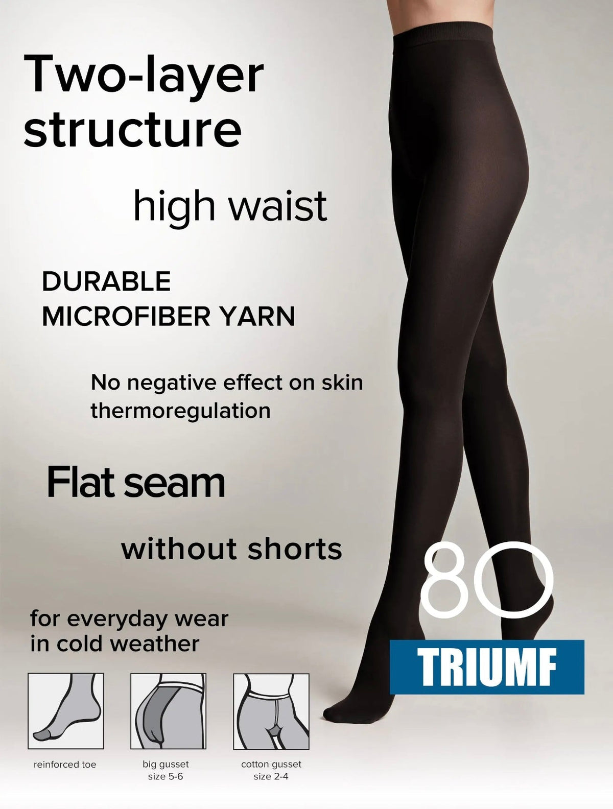 Baddie Luxe 80 Denier Tights