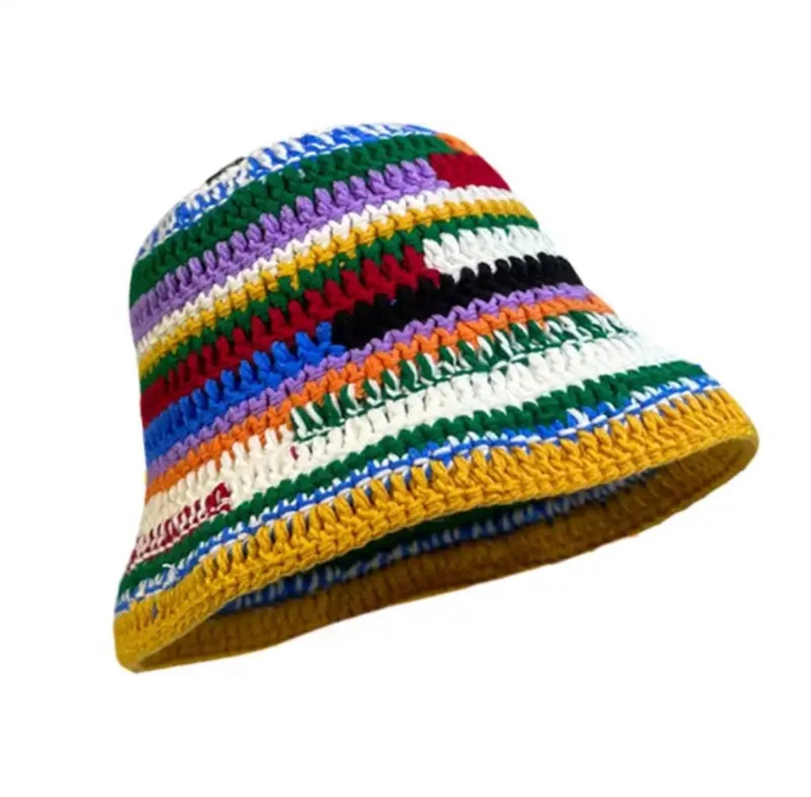 Multi colour hat Yellow