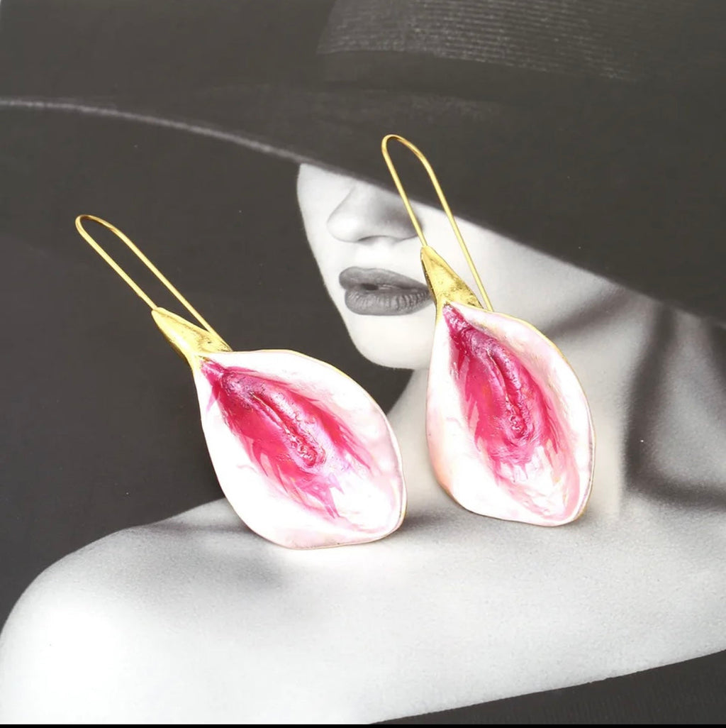 Flower earrings