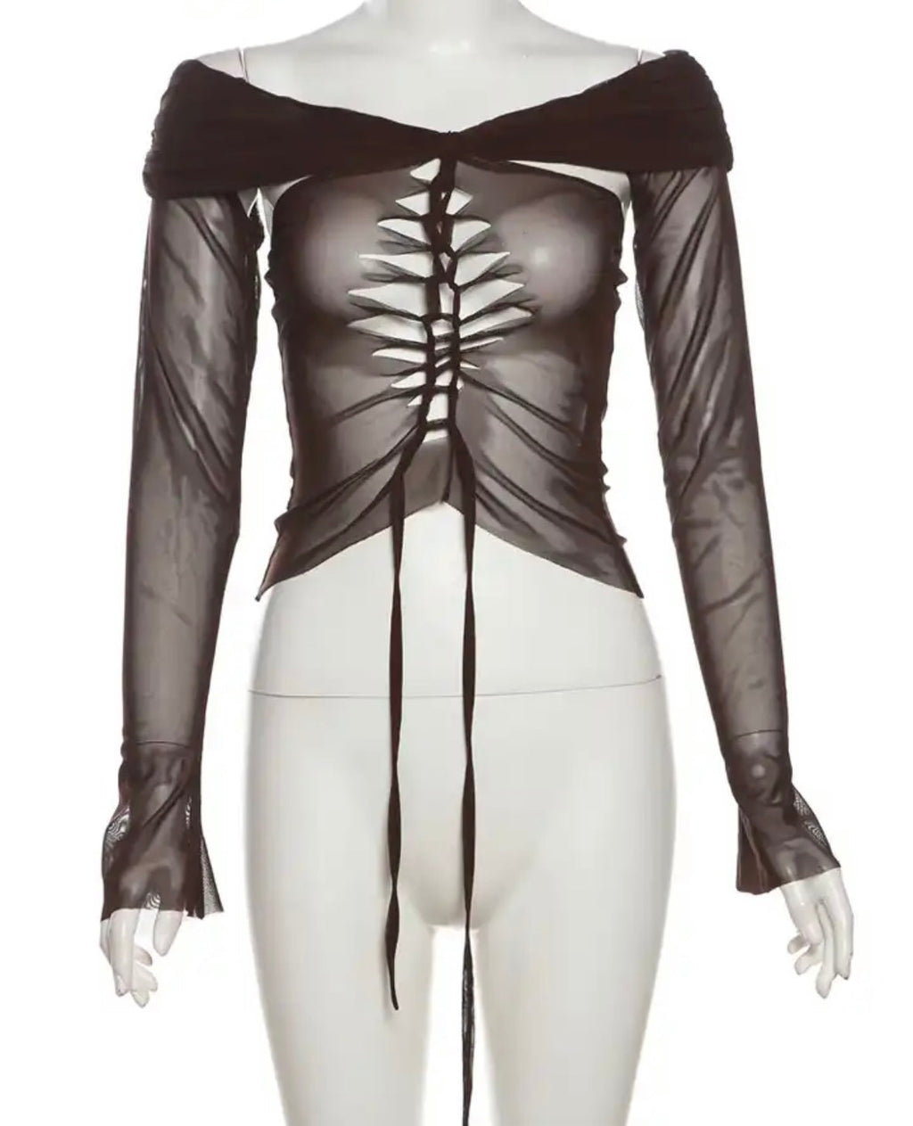 Cut out mesh top