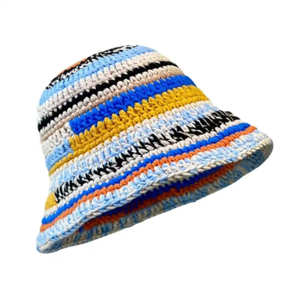Multi colour hat Blue