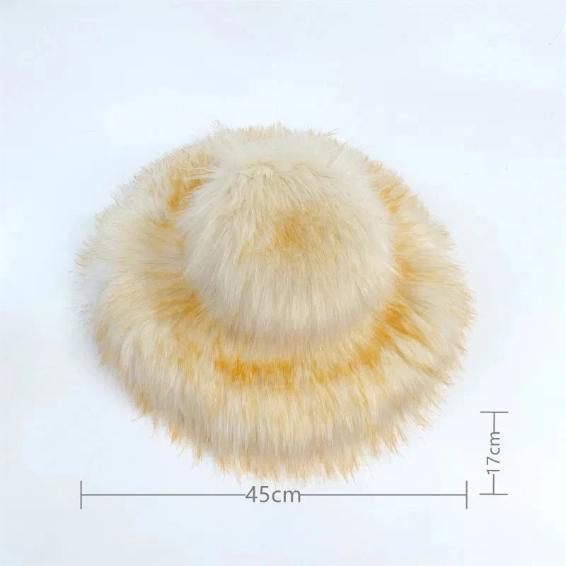 Fur Bucket Hat x Fur Bag Set
