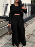 Solid Three-Piece Set--Clearance Black M