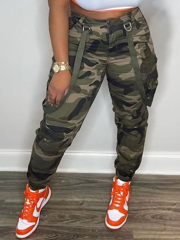 Camo Cargo Pants--Clearance Olive 3XL