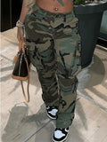 Camo Cargo Pants Olive