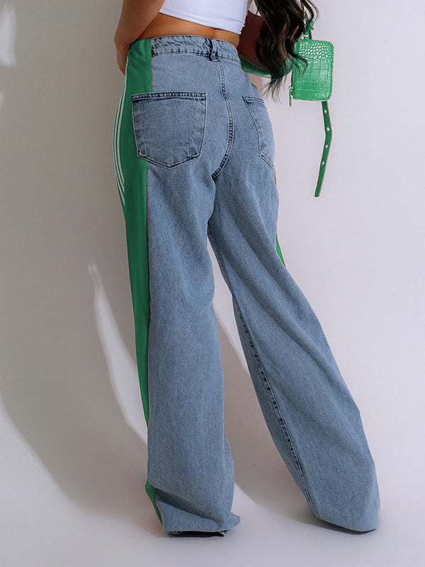 Side Stripe Jeans--Clearance