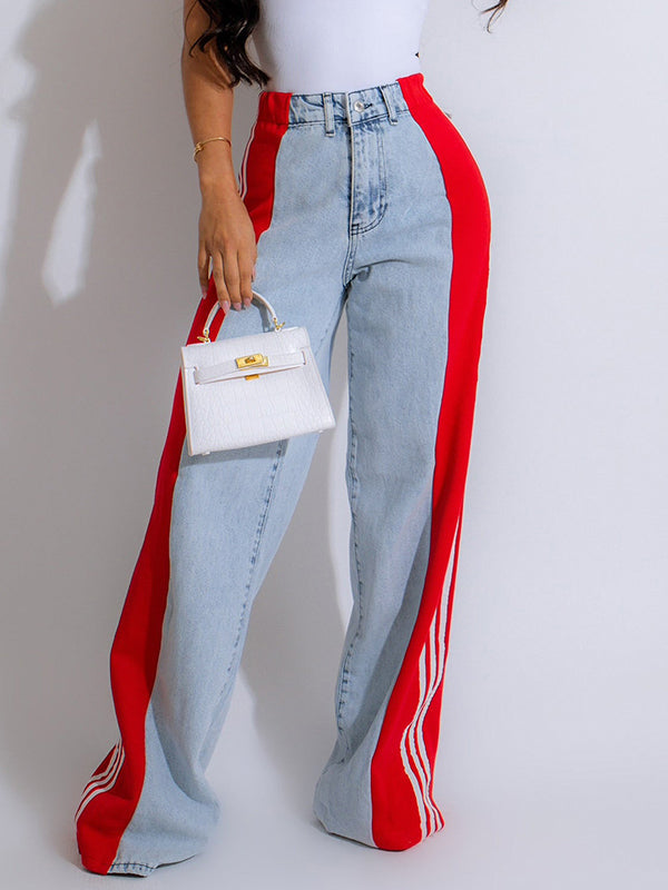 Side Stripe Jeans--Clearance