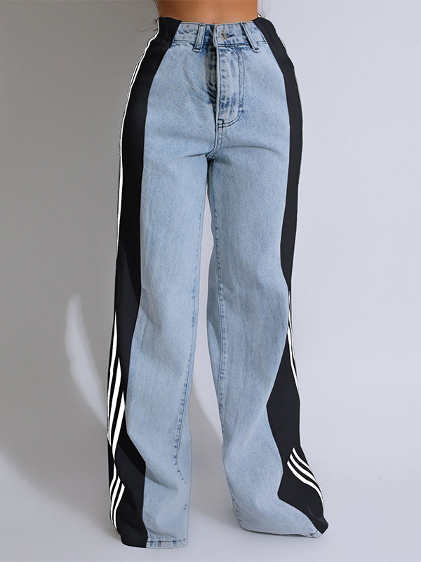 Side Stripe Jeans--Clearance