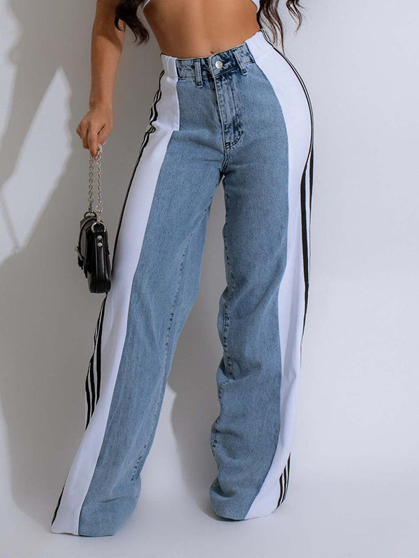 Side Stripe Jeans--Clearance