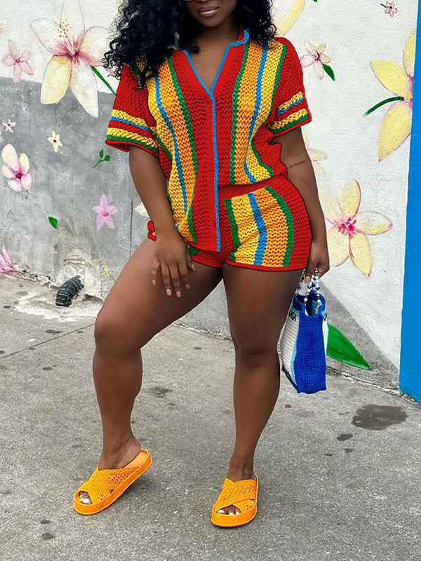 Stripe Knit 2PC Set--Clearance