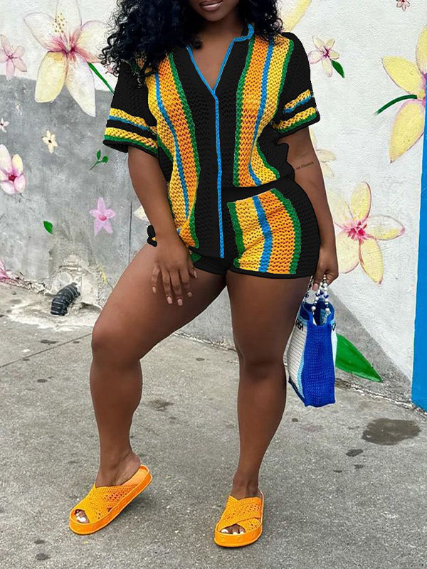 Stripe Knit 2PC Set--Clearance