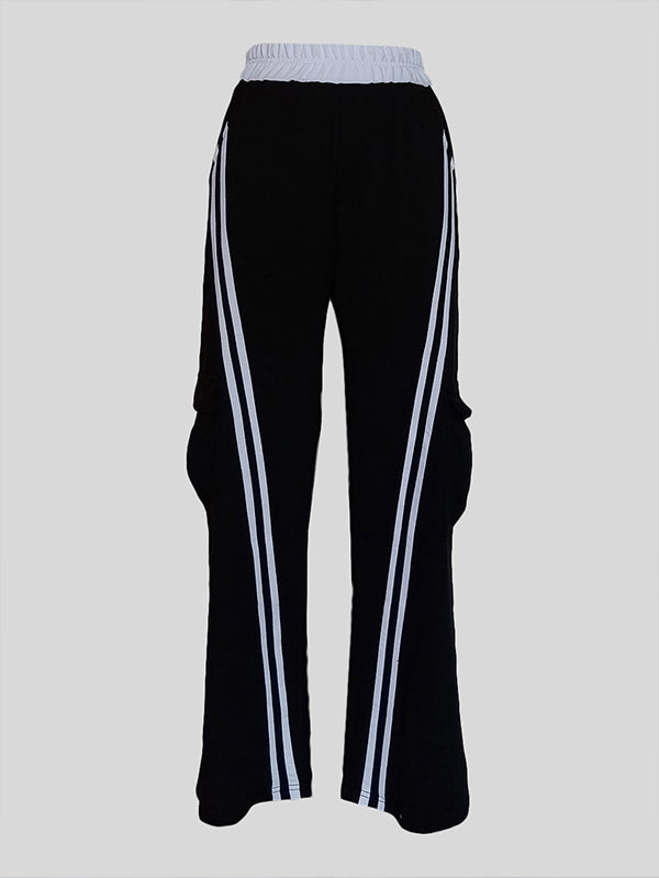 Stripe Cargo Pants--Clearance