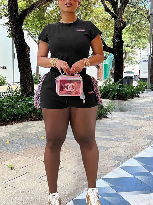 Fringe Combo Shorts Set--Clearance