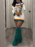 Mardi Gras Dress White