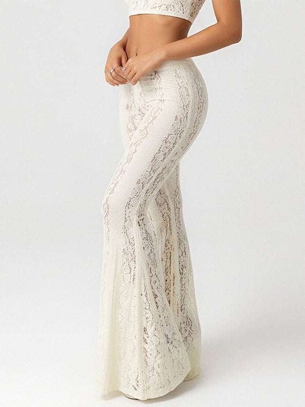 Lace Flared Pants