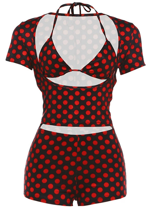 Dot 3PC Shorts Set