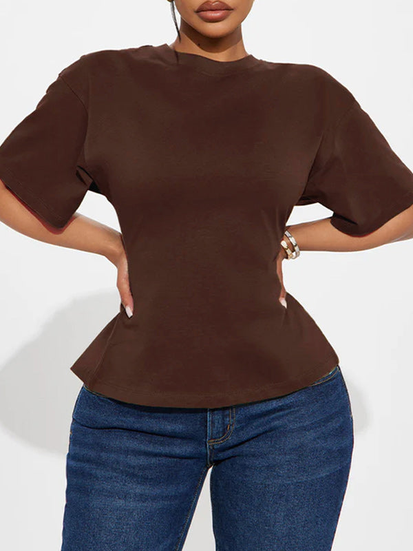 Zip Back Tee