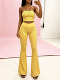 Dot Tube Top & Pants Set
