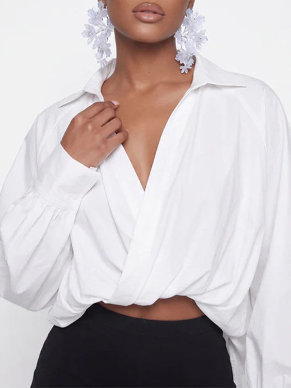 Solid High-Low Shirt