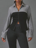 Plaid Combo Shirt