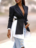 Two-Tone Combo Blazer