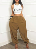 Baggy Barrel-Leg Pants