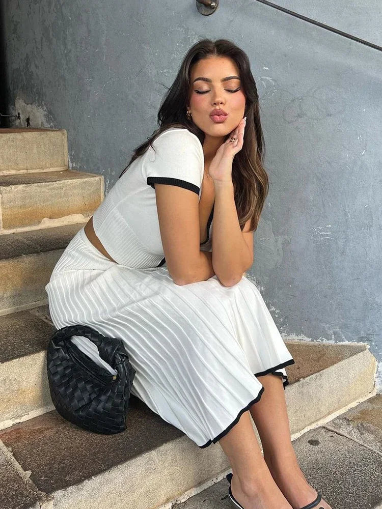Gigi Knit Skirt Set