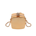 Gold Mini Metal Chain Crossbody Bag shape 1