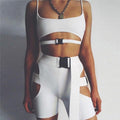 Buckle Stripe Set White
