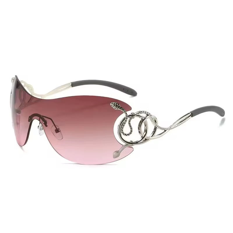 Ashli Purple Haze Tinted Snake Design Shades